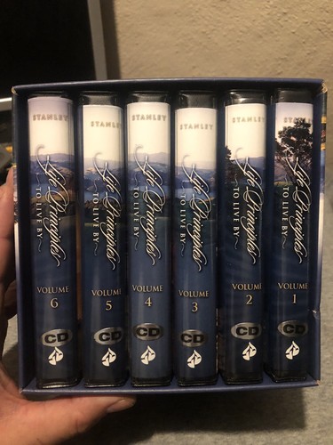Life Principles To Live By Dr Charles Stanley Six Volume CD Box Set - Picture 2 of 3