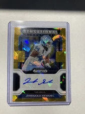 2022 PRIZM #SS-JGE JEREMIAH GEMMEL SENSATIONAL SIGNATURES (GOLD PRIZM)NRmint F/S