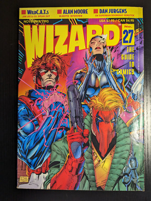 Wizard 27 November 1993 Guide Comic Books previews WILDC.A.T.s cover Alan Moore