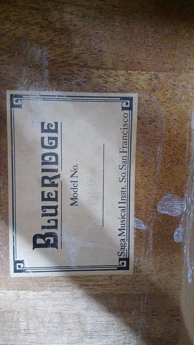 BLUERIDGE BR-05 Acoustic Guitar | eBay