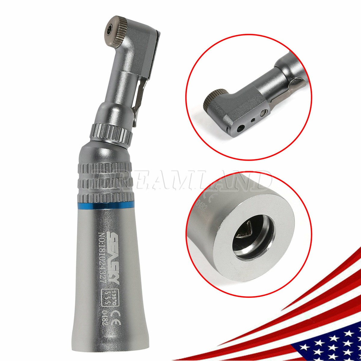 SEASKY NSK Style Dental Low Speed Handpiece Kit – Contra Angle, Straight, Air Motor, Prophy Cups