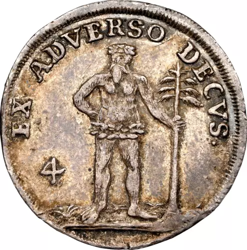 1731 IAB German States Brunswick Wolfenbuttel 4 Mariengroschen NGC AU 53 Germany