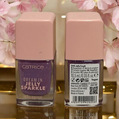 2xCatrice Dream In Jelly Sparkle Nail Polish Nagellack 040 Jelly Crush 10,5ml 