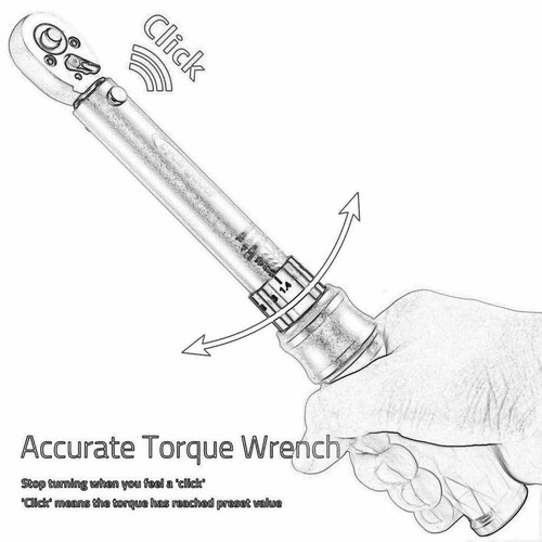 SwishTi Best Torque Wrench 1/2-inch Drive 210NM for Automotive/Car/Truck use - Picture 8 of 10