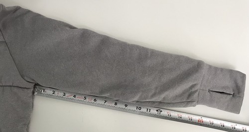 The North Face Gray Full Diagonal Zip Quilted Jacket Womens Large *Read* - Picture 7 of 13