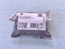 Wylex Fusebox Board Blank 1 Module Blanking Plate NH00PP Consumer Unit Blank x10