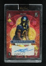 2023 5 Card Draw Stacked Deck Red Rainbow Foil 1/2 Bryce Ford-Wheaton Auto 2u3