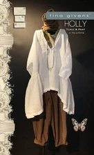 Holly Tunic & Pant TG-A7072 Sewing Pattern by Tina Givens- Lagenlook Style XS-2X