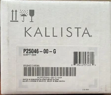 NEW Kallista Script Hook - Brushed Crome (P25046-00-G) New Open Box
