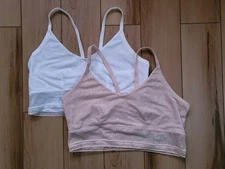 Elegant Lace Bralette Set - White & Nude Maidenform Size Large, new without tags