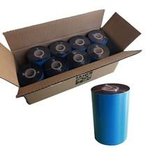 8 Rolls 4.33'' x 1476' Premium Resin Enhanced Wax Ribbon 110mm x 450m