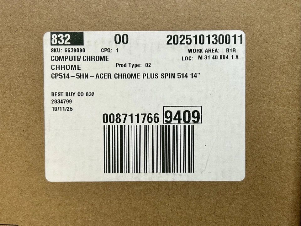 Acer Chromebook Plus Spin 514 12GB RAM 256GB SSD TOUCH Silver Chrome OS MediaTek - Image 2 of 4