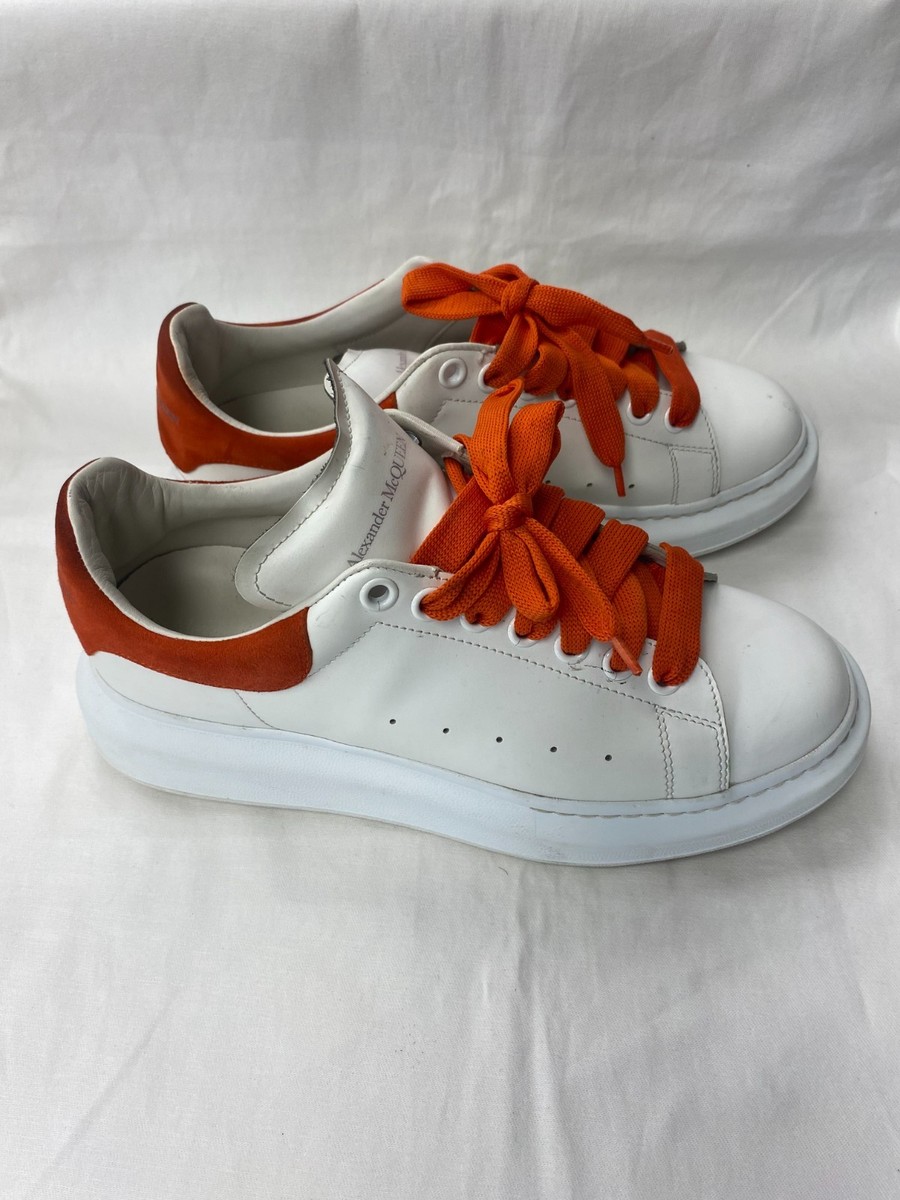 【専用】アウトフィット Alexander McQueen Oversized Sneakers White Orange EU 41 Used