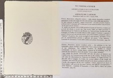 WUNDERKAMMER PL EXLIBRIS 519 -" CORNUCOPIA " - * ADOLFO DE CAROLIS * - X