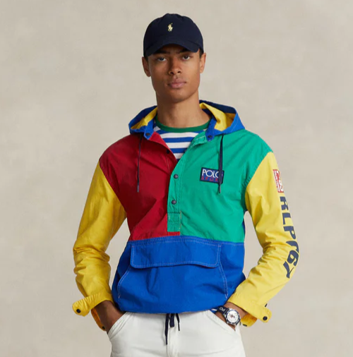 KKK　POLO Ralph Lauren ポロ　RL-67アノラック Polo Sport Ralph Lauren RL-67 Anorak Green Pullover Jacket w