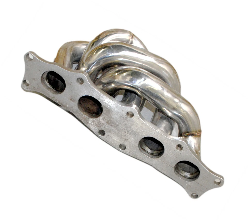 Colector turbo de igual longitud SS para 91-95 Toyota MR2 3S-GT 3S-GE T4 brida Foto 4 de 4