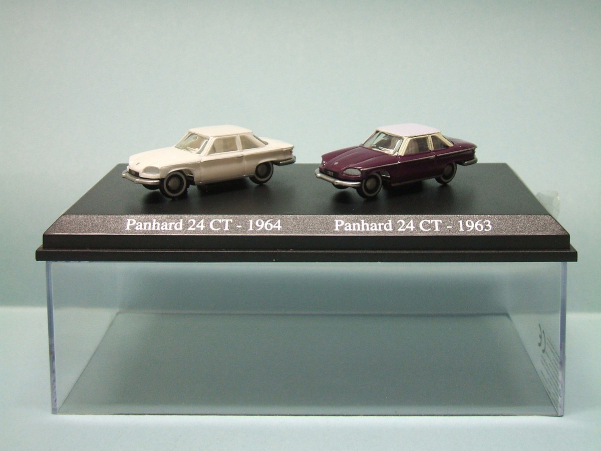 Norev 1:43 - Model car - Panhard 24BT, Citroën DS19 Cabriolet, Renault