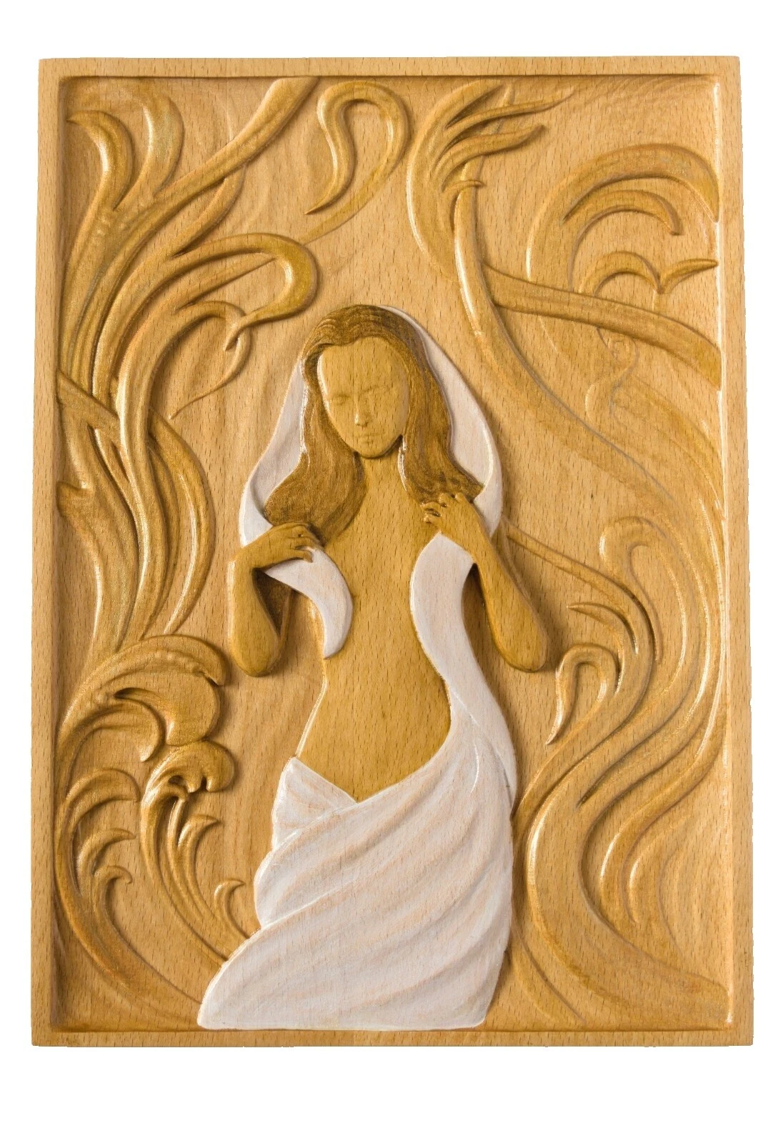 Wooden Women Art Sculptures