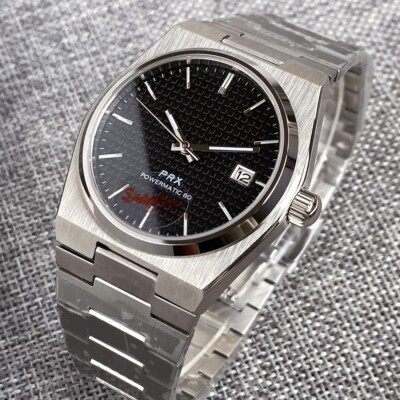 #ad New 10ATM Sapphire Glass PRX 40mm Black Men NH35A Automatic Mechanical Watch $107.80