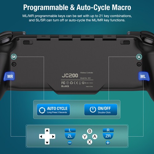 Full Size Handheld Switch Controller Gamepad for Nintendo Switch&OLED Joy-con NS - Picture 6 of 18