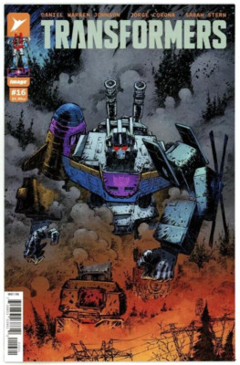 Transformers Comic 16 First Print Cover B Corona Variant 2025 Johnson Image