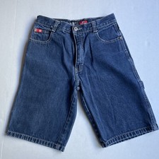 Southpole Boys Blue Shorts Large Pockets Cargo Jorts Baggy Long Size Kids 12