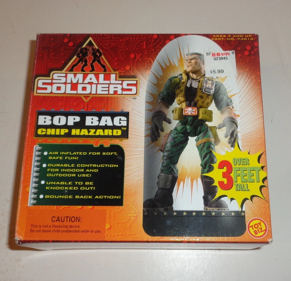 Bolso Bop de Colección Small Soldiers Commando Chip Hazard con Caja 1998 Toy Biz 3+ Pies Foto 4 de 4