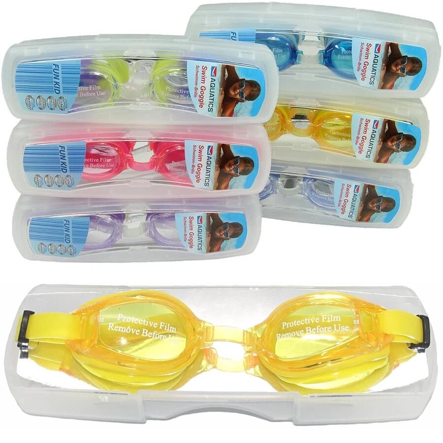 AQUATICS SCHWIMMBRILLE "FUN KID" Hochwertige Aqua Lung Badebrille Kinder Jugend