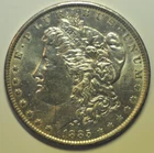 mw24761 Silver Morgan Dollar 1885 O  AU/UNC