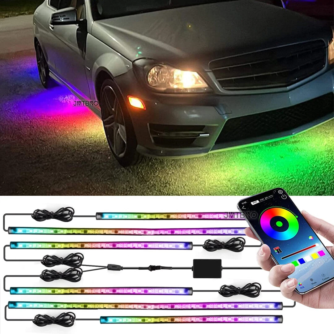 Mercedes discount neon lights