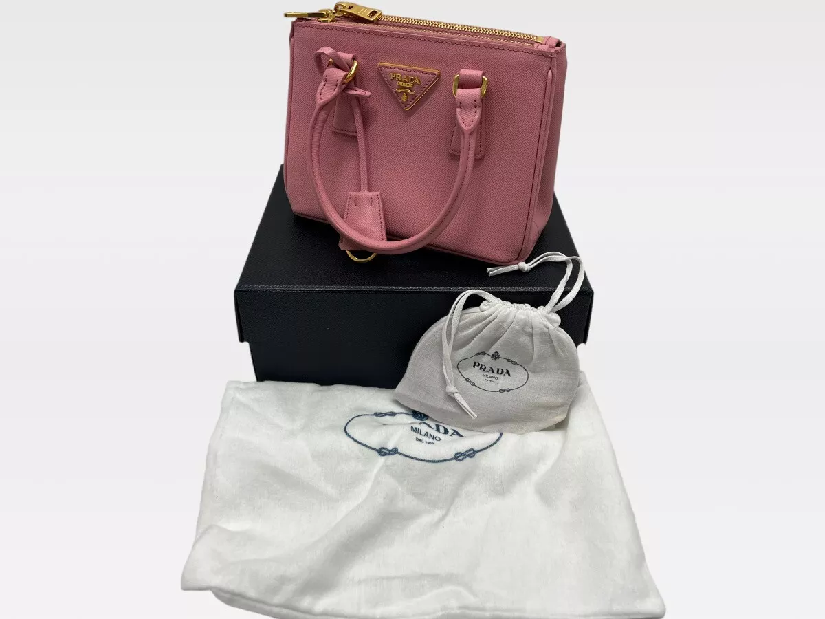 Prada Galleria Saffiano Leather Mini-bag in Pink