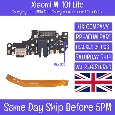 Xiaomi Mi 10t Lite 5G USB Charger Charging Port Connector Board