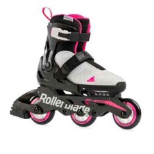 Inline Skate Rollerblade Microblade Free Girls US 5-8 EU 36.5-40.5 Gry/CandyPink