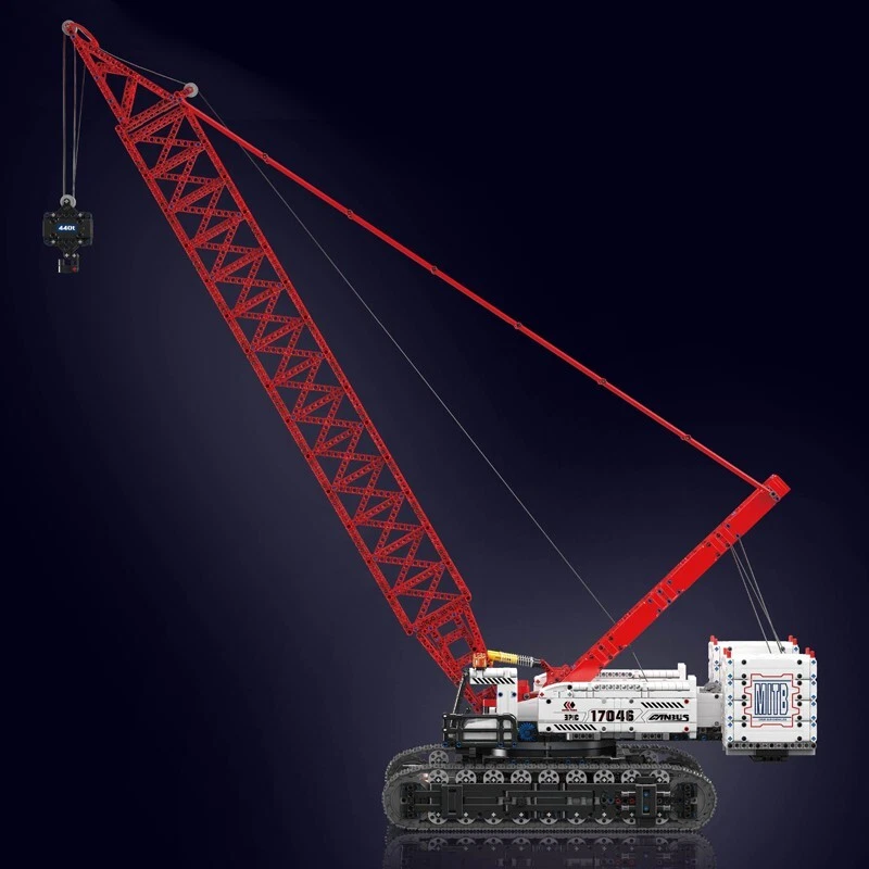 Mould King 17046 Heavy Crane Lifter Crawler Truck Engineering Building Block Toy - Image 4 of 4