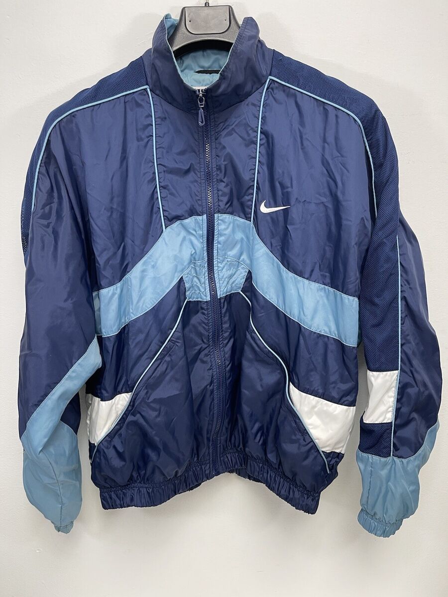 Vintage 90s Nike Swoosh Logo Nylon Track Jacket Mens Size M Vintage 90s Nike Swoosh Logo Nylon Track Jacket Mens Size M