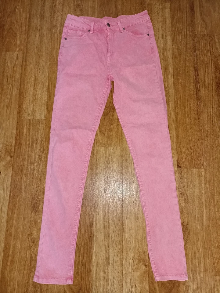 Primark Damen Jeans Hose 38 Rosa Denim & Co Skinny High Waist Top Zustand  - Bild 1 von 4