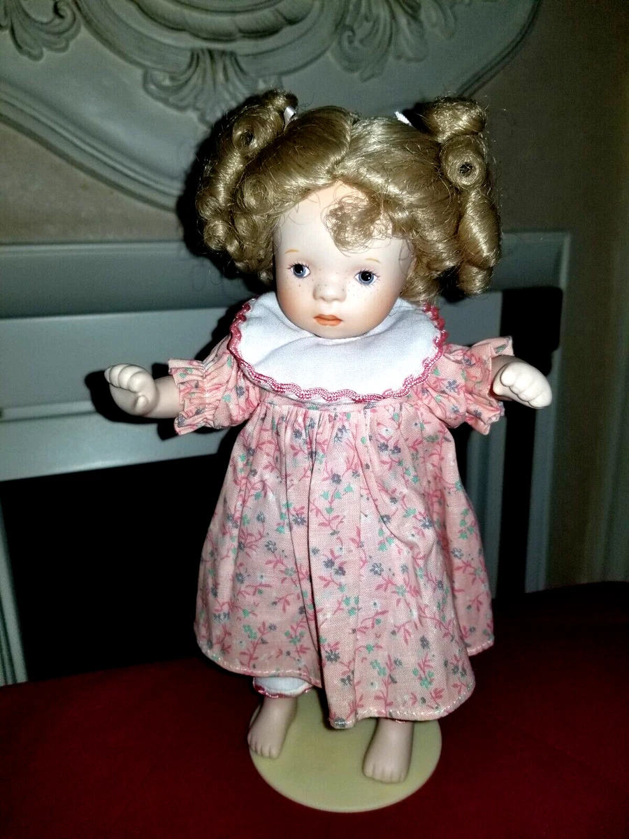 "Gretchen/Montag" von Sylvia Natterer, Franklin Mint Heirloom Doll, Zertifikat !