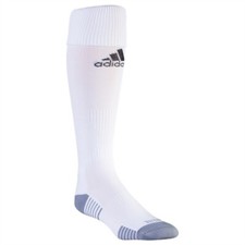 ADIDAS COPA ZONE CUSHION SOCK WHITE WITH GRAY SOCCER SIZE M L