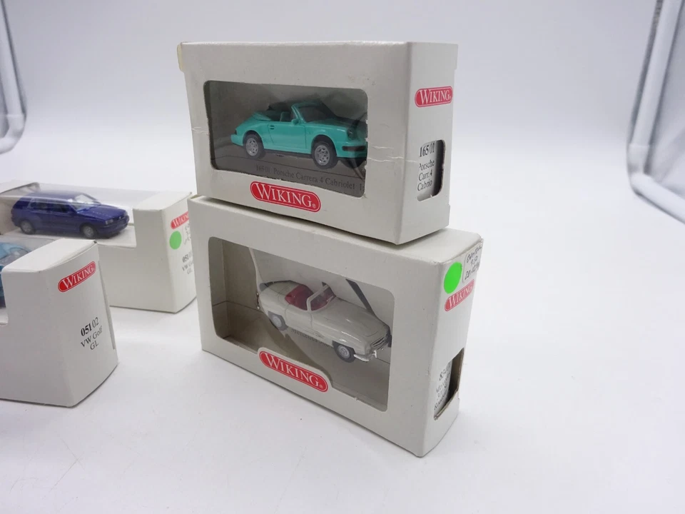 Wiking : Lot De 6 Voitures, Porsche, VW, MERCEDES (GK97) - Photo 4/4