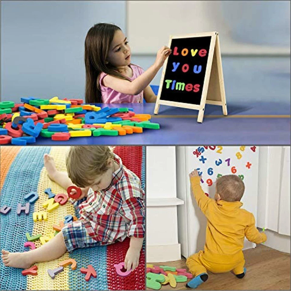 Giftinthebox Magnetic Letters and Numbers for Toddlers with Easels, 133 Pcs ABC - Image 2 of 4
