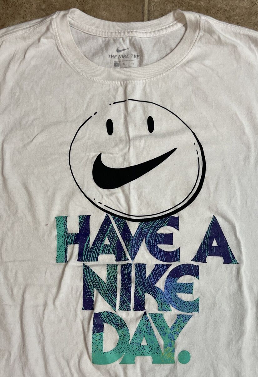 Men's Nike 'Have A Nike Day' White T-shirt BV1997-10A XL | eBay Men's Nike 'Have A Nike Day' White T-shirt BV1997-10A XL | eBay