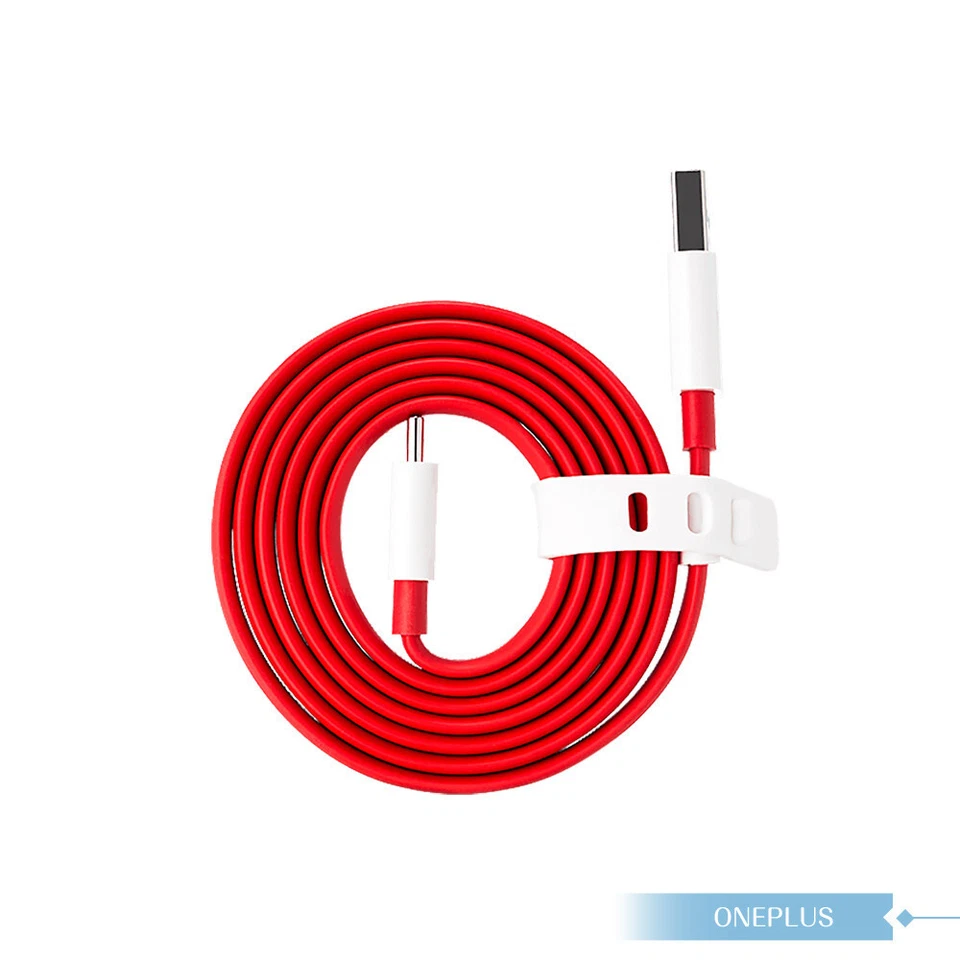 Original OnePlus Official Warp Charge Type-C Cable 100 cm (C201A) - Red - Image 2 of 2