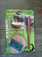 PRIMOS HENSANITY Hunting Tone Control Turkey Pot Call W/ Frictionite - NIB