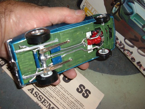 ORIGINAL ISSUE 6618-200 AMT 1968 CHEVY CAMARO SS BUILT, INSTRUCTIONS & BOX - Picture 5 of 9