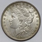 1879 $1 Morgan Silver Dollar Uncirculated - RAW - Nice Luster - Toned