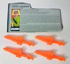 GI Joe 1986 HAVOC Missiles + Cross Country V1 File Card Vintage Hasbro ARAH