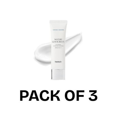 HEIMISH Moringa Ceramide Hyaluronic Hydrating Watery Sunscreen PACK OF 3