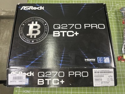 ASRock Q270 PRO BTC+ Mining Board Intel 1151 ATX DDR4 Motherboard