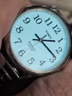 Vintage Timex Indiglo Analog Silver Color Expansion Band Wristwatch New Battery