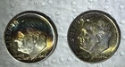 1946 P   1946D ROOSEVELT DIMES, BU and nice toning